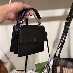 Hund Red Minimalist Black Handbag